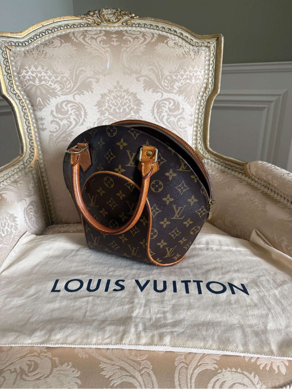 Louis Vuitton Brown Monogram Ellipse Bag